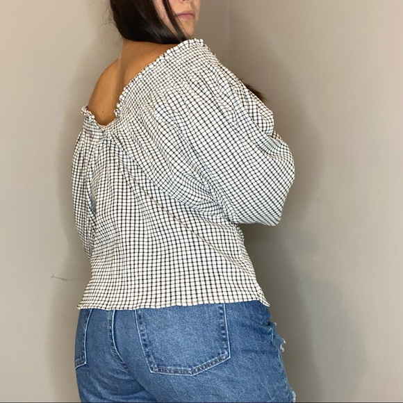 ✨5/$15✨ Zara off the shoulder tunic top size S - Picture 7 of 16